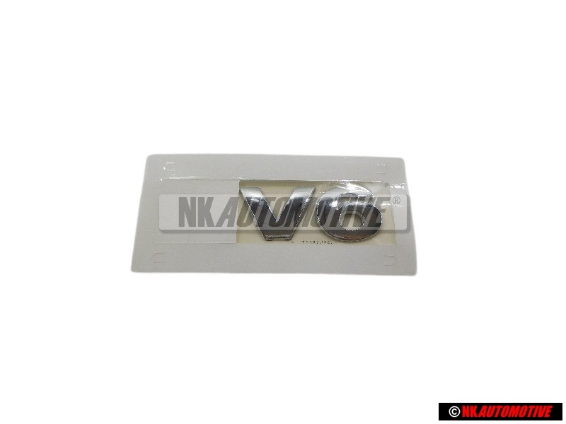 VW Original V6 Arrière Embleme Monogramme Logo Chrome - 022853675