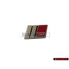 Audi Original S6 Volant Plaquette Embleme Logo Chrome Rouge - 4A0419685A