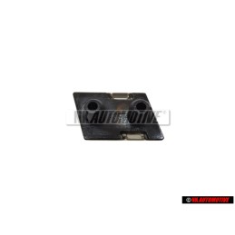 Audi Original S6 PLUS Volant Plaquette Embleme Logo Chrome Rouge - 4A0419685C