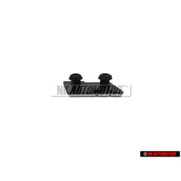 Audi Original S6 PLUS Volant Plaquette Embleme Logo Chrome Rouge - 4A0419685C