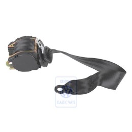 VW Original Ceinture De Securite 3 Points Noir Satine - 1H9857806A B41