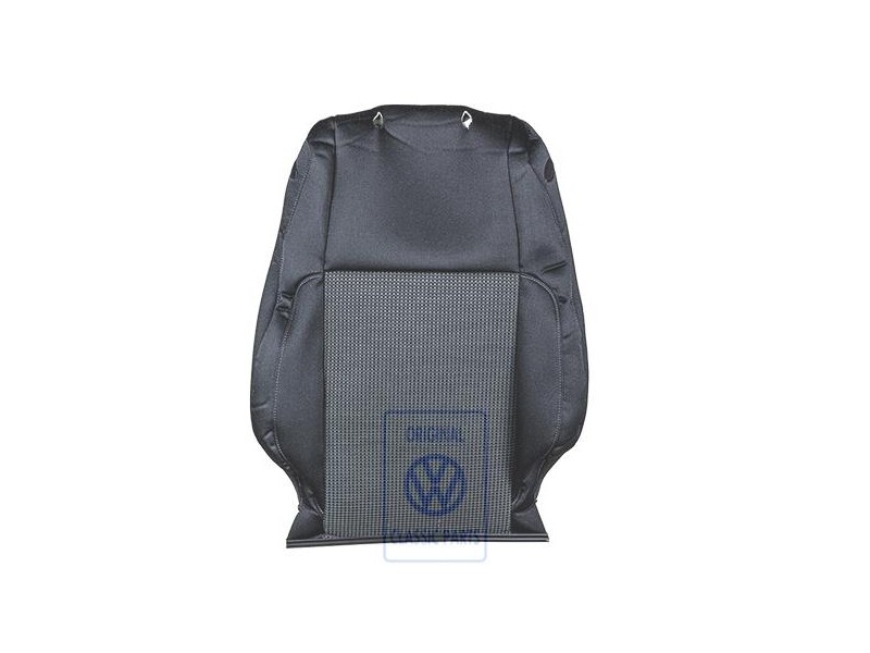 VW Original Garniture De Dossier Tissu Avec Aumoniere Noir - 1J0881805QMLJF