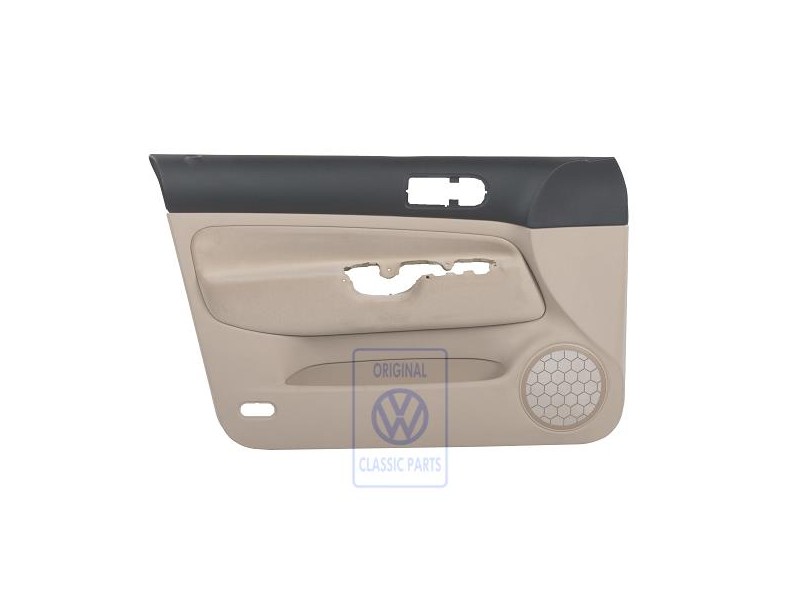 VW Original Garniture De Porte (Tissu) Noir/Beige Clair - 1J4867011CSPDM