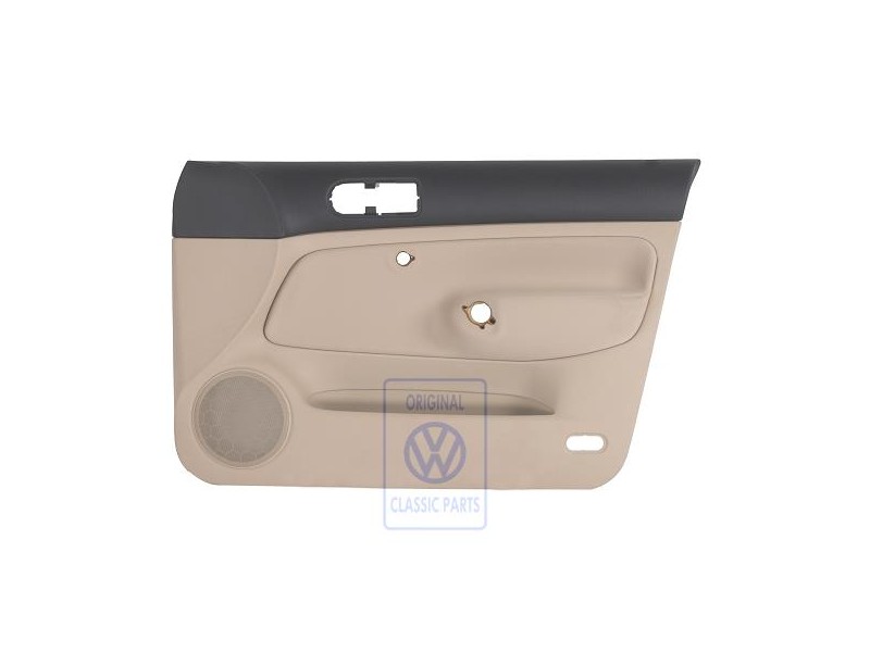 VW Original Garniture De Porte (Tissu) Noir/Beige Clair - 1J4867012CJJGL