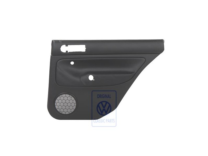 VW Original Revetement De Porte (Cuir) Noir/Noir - 1J9867212ALHWU