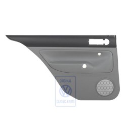 VW Original Revetement De Porte (Cuir) Noir/Beige Clair - 1J5867211BGLKY