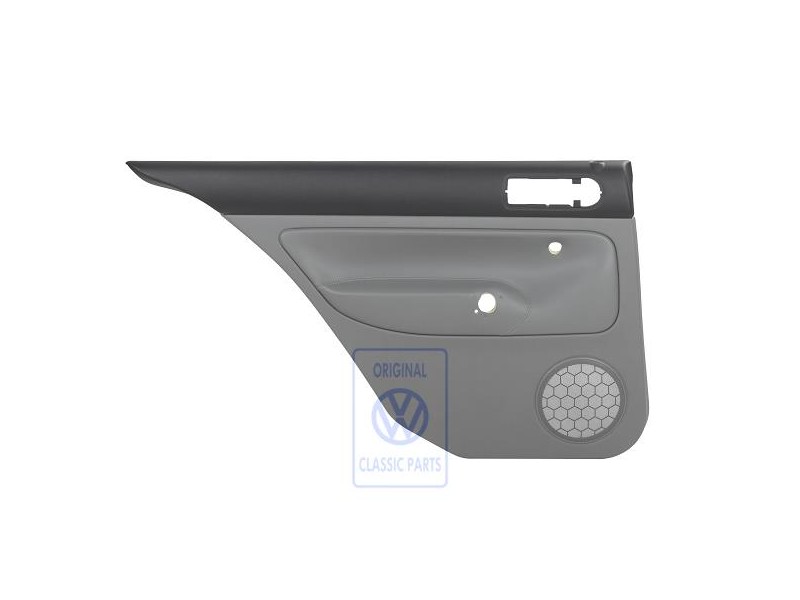 VW Original Revetement De Porte (Cuir) Noir/Beige Clair - 1J5867211BGLKY