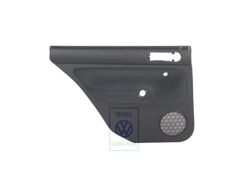 VW Original Garniture De Porte (Tissu) Noir/Noir - 1J9867211S HWK