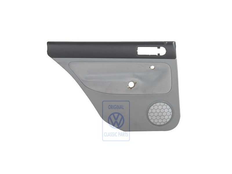 VW Original Garniture De Porte (Tissu) Noir/Gris Flanelle - 1J9867211S HWL