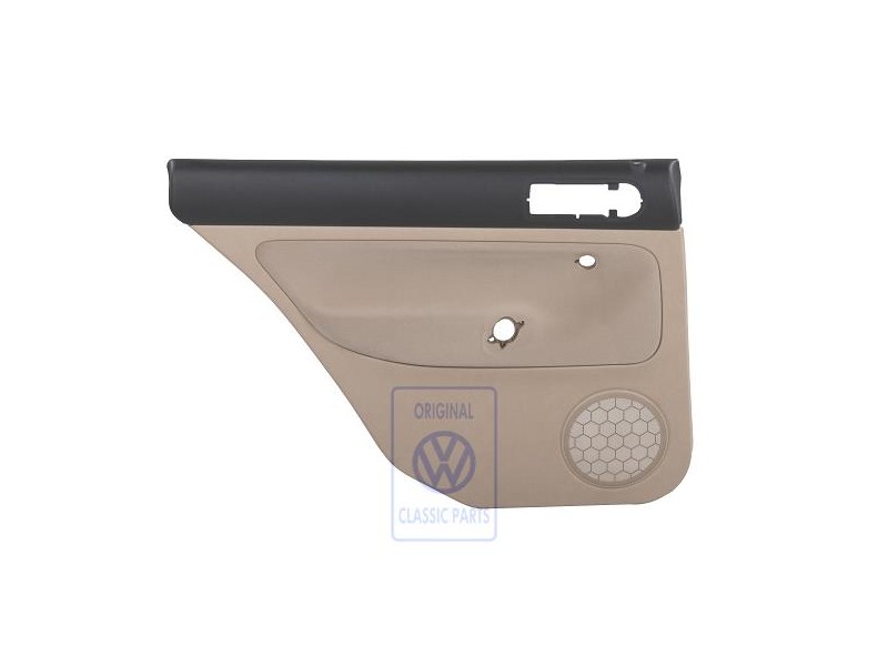 VW Original Garniture De Porte (Tissu) Noir/Beige Clair - 1J9867211S HWM