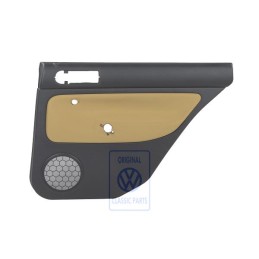 VW Original Garniture De Porte (Tissu) Noir/Jaune Futura - 1J9867212Q KNS