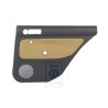 VW Original Garniture De Porte (Tissu) Noir/Jaune Futura - 1J9867212Q KNS