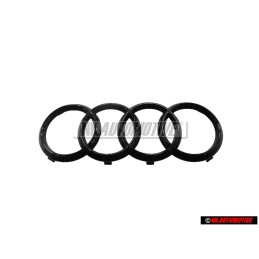 Audi Original Anneaux Avant Embleme Logo Noir - 8T0853605 T94