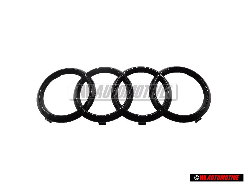 Audi Original Anneaux Avant Embleme Logo Noir - 8T0853605 T94