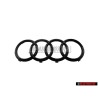Audi Original Anneaux Avant Embleme Logo Noir - 8T0853605 T94