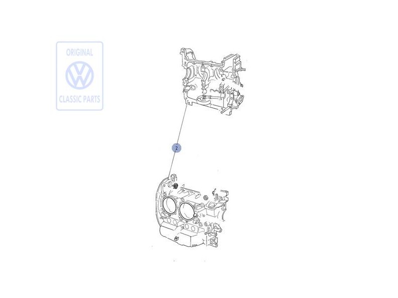 VW Original Carter-Moteur - 022101025K