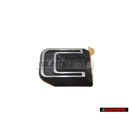 VW Original C Arrière Embleme Monogramme Logo Argent Brossé - 321853741