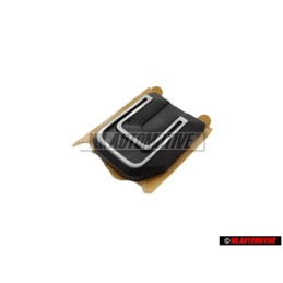 VW Original C Arrière Embleme Monogramme Logo Argent Brossé - 321853741