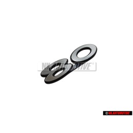 Audi Original 80 Arrière Embleme Monogramme Logo Argent - 811853749