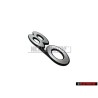 Audi Original 80 Arrière Embleme Monogramme Logo Argent - 811853749