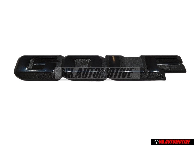 VW Original GOLF Arrière Embleme Monogramme Logo Noir - 191853687F 01C