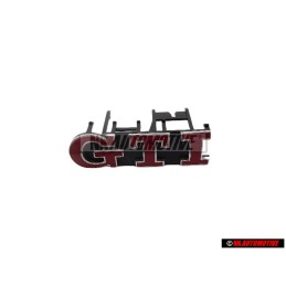 VW Original GTI Avant Embleme Monogramme Logo Rouge - 1J6853679H JGS