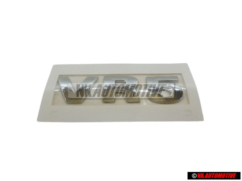 VW Original VR5 Arrière Embleme Monogramme Logo Chrome - 3B0853675B 739