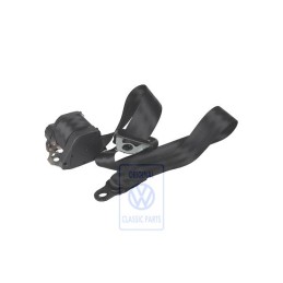 VW Original Ceinture De Securite 3 Points Noir Satine - 701857805B 01C