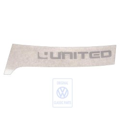 VW Original Inscription Sur Film Argent - 7H5854431C 1W4