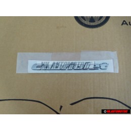 VW Original CABRIOLET Arrière Embleme Monogramme Logo Chrome - 1E0853687C Z10