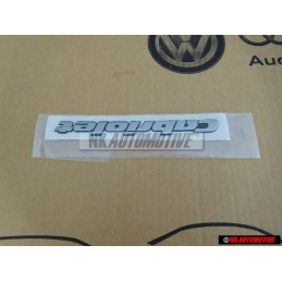VW Original CABRIOLET Arrière Embleme Monogramme Logo Chrome - 1E0853687C Z10