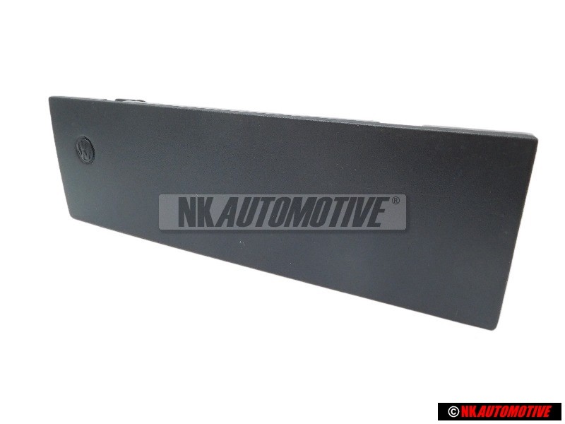 VW Original Ecran P. Decoupe D'Autoradio Noir Satine - 1H0857231A 01C