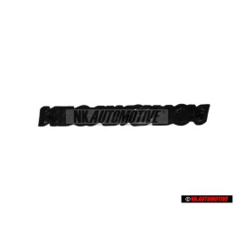 VW Original VOLKSWAGEN Arrière Embleme Monogramme Logo Noir - 321853685C MY8