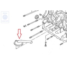 VW Original Tuyau D'Huile - 025101149B