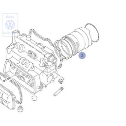 VW Original Chemise De Cylindre Rose - 025101302A 003