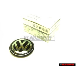 VW Original Embleme Vw Noir/Gunbowder - 1H6853630D DLW