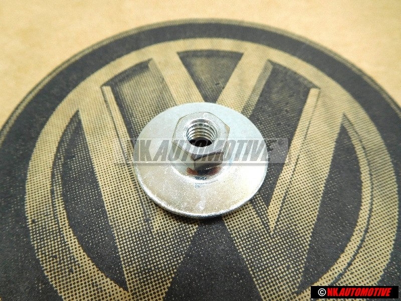 VW Original Ecrou 6 Pans Avec Rondelle Caoutchouc - N 90217301