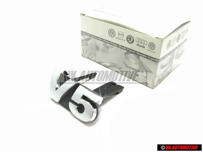 VW Original V5 Avant Embleme Monogramme Logo Chrome - 1J5853679 FDY