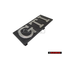VW Original GTI Avant Embleme Monogramme Logo Argent Brossé - 171853679