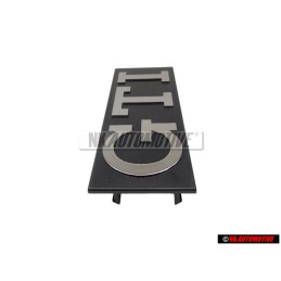 VW Original GTI Avant Embleme Monogramme Logo Argent Brossé - 171853679