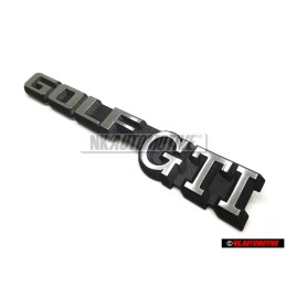 VW Original GOLF GTI Arrière Embleme Monogramme Logo Argent Brossé - 191853687C