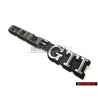 VW Original GOLF GTI Arrière Embleme Monogramme Logo Argent Brossé - 191853687C
