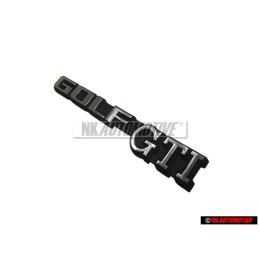 VW Original GOLF GTI Arrière Embleme Monogramme Logo Argent Brossé - 191853687C