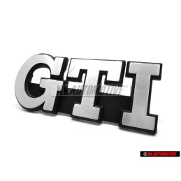 VW Original GTI Avant Embleme Monogramme Logo Argent Brossé - 191853679L