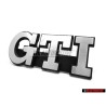 VW Original GTI Avant Embleme Monogramme Logo Argent Brossé - 191853679L