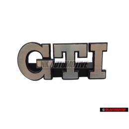 VW Original GTI Avant Embleme Monogramme Logo Argent Brossé - 191853679L