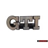 VW Original GTI Avant Embleme Monogramme Logo Argent Brossé - 191853679L
