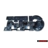 VW Original GTI Avant Embleme Monogramme Logo Argent Brossé - 191853679L