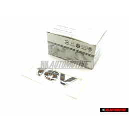 VW Original 16V Arrière Embleme Monogramme Logo Chrome - 6N0853675A 739