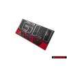 VW Original GLI 16V Avant Embleme Monogramme Logo Noir Rouge - 165853679E